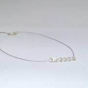 Collier RC transparent et brillant