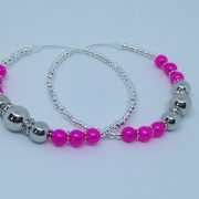 Créoles fushia avec brillats