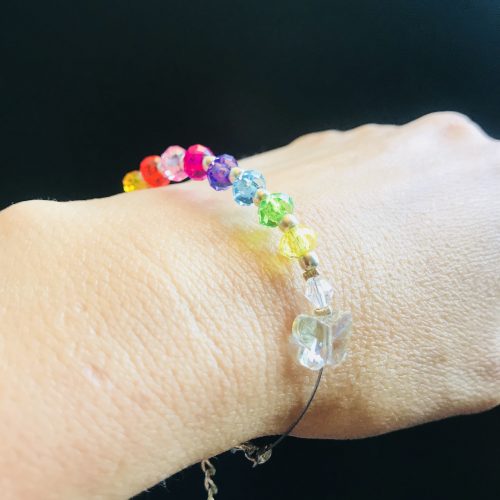 Bracelet enfant arc-en-ciel