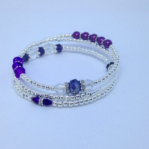 Bracelet Mauve 3 tours