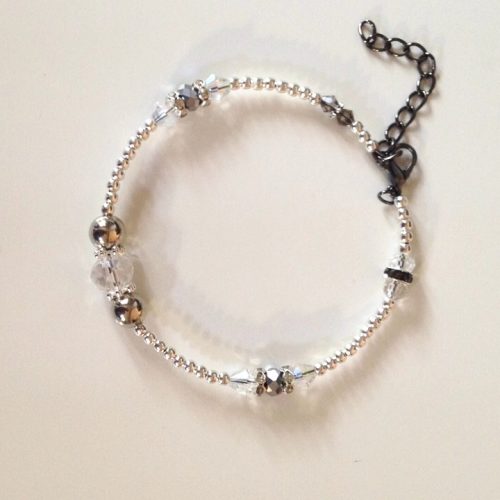 Bracelet MF gris-argent – Image 2