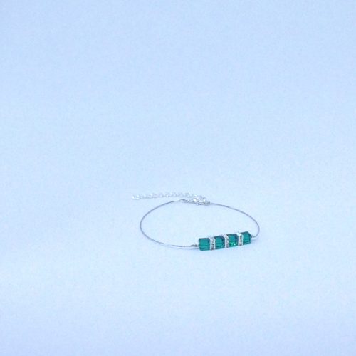 Bracelet vert émeraude MF – Image 3