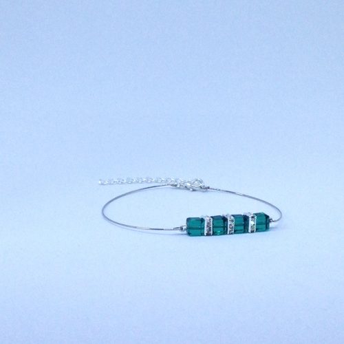 Bracelet vert émeraude MF – Image 2