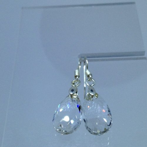 Boucles d'oreilles Larmes translucides – Image 3