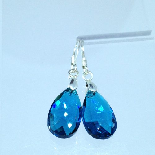 Boucles d'oreilles MG bleues – Image 3