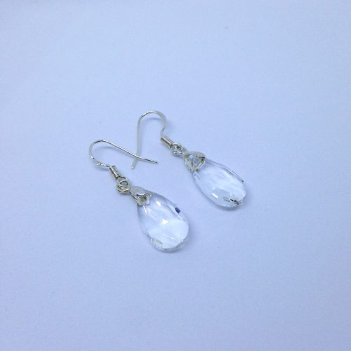 Boucles d'oreilles Larmes translucides – Image 2