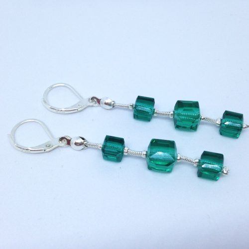 Boucles d'oreilles vertes 3C - petit budget