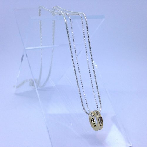 Bijou de créateur petit budget - collier double chaine doré