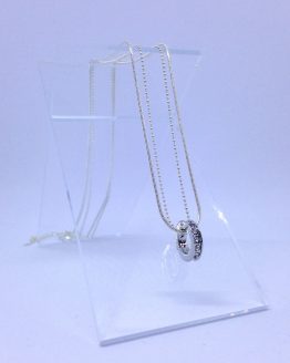 Collier double avec pendentif certi de cristaux