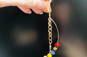 Boucles d'oreille de Boucle Bel Air - pour été frais 2018