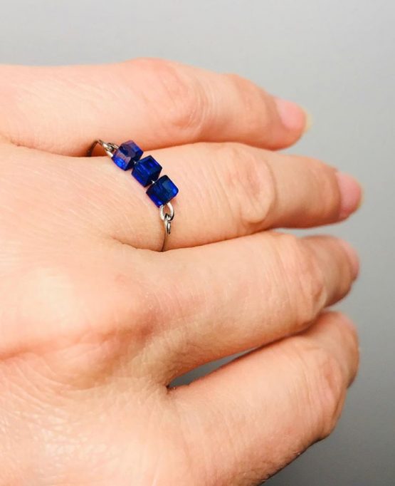 Bague bleue royale