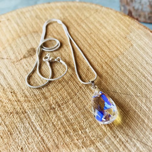 Collier goutte arc-en-ciel Livia