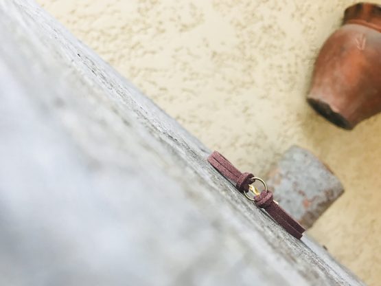 Bracelet et collier - Bijou modulable - marron et orange