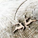 Boucles d'oreilles Nature cerf