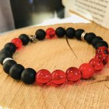 Bracelet rouge et noir reden