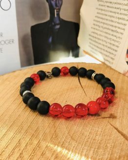 Bracelet rouge et noir reden