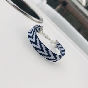 Bracelet Sujan blanc et bleu