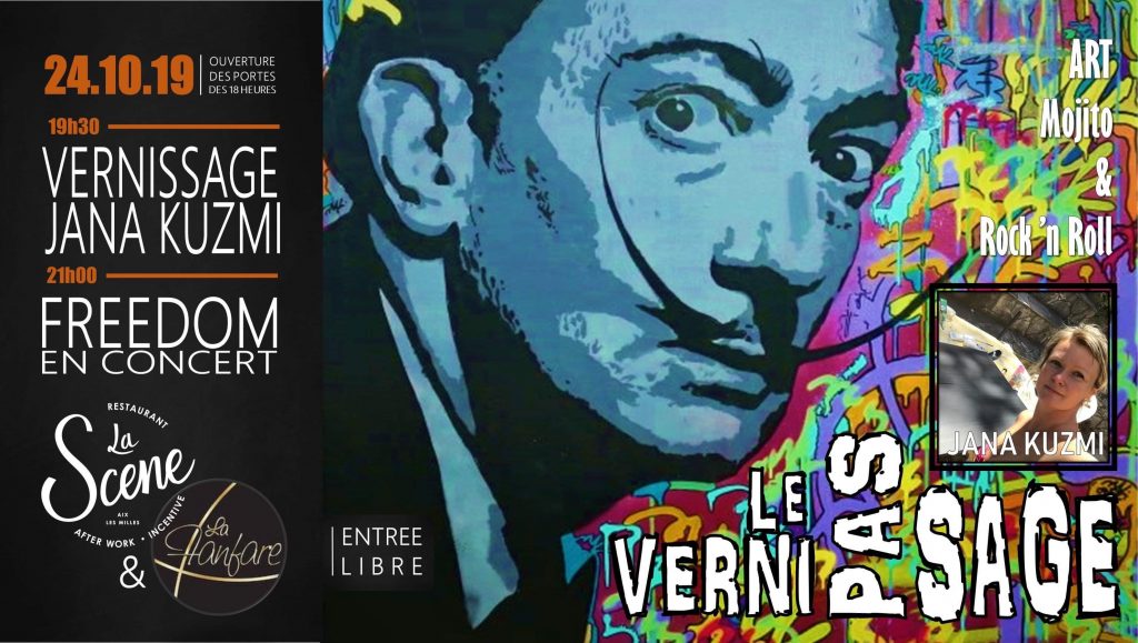 Le vernissage d’art abstrait