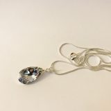 Collier goutte miroir Swarovski