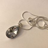 Collier goutte miroir Swarovski