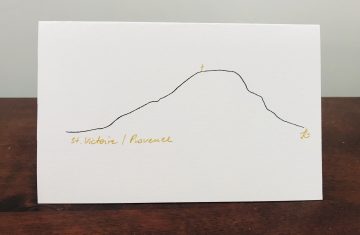 carte postale sainte victoire