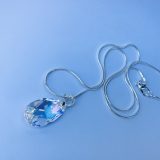 Collier avec cristal Aurore Boréale