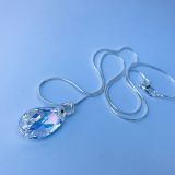Collier avec cristal Aurore Boréale