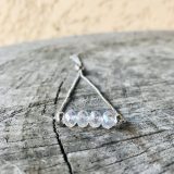 Bracelet Mona cristal transparent Aurore boréale