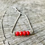 Bracelet Mona Rouge mat
