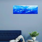 Toile “Orage” réalisée par Jana Kuzmi Et avec elle, les écrits bleus: Quelques larmes de l’orage bleu, n’arrivent plus à sécher … Les bateaux n’arrivent plus à trouver les trajectoires de retour … Le port est lointain … Il n’y a plus de l’horizon calme, Et ne s’entre voit même plus … Trouver un phare, pourrait être déjà ça… Mais non! La mer 🌊 s’en va … Elle lâche son coup de gueule pour pousser le cri de ces entrailles aigris … Et laisse tomber ces larmes sur ma toile cette nuit @janakuzmi #larmesbleues #larmes #nuages #bateaux #canvasart #voiliers⛵️ #canvaspainting #stormclouds #newpainting #artcurator #peintureetpoésie #janakuzmi #fineartpainting #fineart #loveart❤️ #modrá #bluecanvas #💙💙💙 #blumagazine #artmag #artgallery #bluegallery #sailinginstagram #yachtart #bateaux #voiliers #ecritsbleus