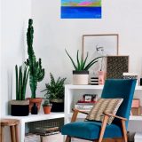 Peinture artistique - Œuvre d'art de couche rudu soleil sur Sausset les Pins, Cote bleu, France, Mer méditerranée de l'artiste peintre Jana KUZMI