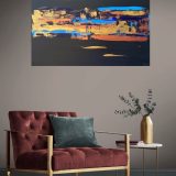 Peinture abstraite Aix en Provence en France avec le fond noir FR : Peinture abstraite Aix en Provence en France avec le fond noir - Abstract painting of Aix en Provence in France with black background Peinture : Aix en Provence Taille : 90 x 70 cm Technique : Couteau Matière : Acrylique sur coton Réalisée en un seul exemplaire donc c’est une peinture unique Signature de l’artiste : dans le coin droit devant et au dos de l’œuvre. Toile artistique réalisée sur le châssis en bois avec la toile en coton. Représente la ville d’Aix en Provence. Une ville au sud de la France, qui est en plein mouvement pendant le coucher de soleil. Peinte avec le noir, le doré, bronzé ou plutôt cuivré et des teintes de bleu. Il est possible de réaliser une toile plus grande. Pour cela vous pouvez m’écrire un message en privé. Après votre commande réglée, je vais créer la toile et vous l’envoyer dans un rouleau ou sur une toile avec le châssis. Abstract painting of Aix en Provence in France with black background ENG : Abstract painting of Aix en Provence in France with black background - Abstract painting of Aix en Provence in France with black background Painting: Aix en Provence Size: 90 x 70 cm Technique: Knife Material: Acrylic on cotton Created in one unique piece. Signature of the artist: in the right corner on the front and back of the work. Artistic canvas made on the wooden frame with cotton canvas. Represents the city of Aix en Provence. A city in the south of France, which is in full swing during the sunset. Painted with black, gold, tan or rather copper and tints of blue. It’s possible to created in bigger size. please write me an ask by DM. After your paid order, I’ll created it and sand you in a tube or on canva.