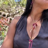 Collier Sylvie rose fuchsia – Image 9