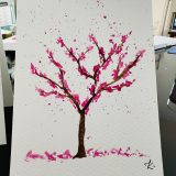 Arbre de Judée en aquarelle de la collection Arbre de Judée de l'artiste peintre Jana KUZMI. Réalisées main en rose et marron sur le papier aquarelle. Cartes artistiques ssont dépliables pour pouvoir écrire dedans et accompagner des fleurs ou u cadeau p.articulier. Elles peuvent accompagner une oeuvre d'art ou un bijou de produits proposés par le site Boucle Bel Air. Peut etre personnalisé et directement envoyé à la personne de votre choix.