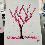 Arbre de Judée en aquarelle de la collection Arbre de Judée de l'artiste peintre Jana KUZMI. Réalisées main en rose et marron sur le papier aquarelle. Cartes artistiques ssont dépliables pour pouvoir écrire dedans et accompagner des fleurs ou u cadeau p.articulier. Elles peuvent accompagner une oeuvre d'art ou un bijou de produits proposés par le site Boucle Bel Air. Peut etre personnalisé et directement envoyé à la personne de votre choix.