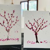 Arbre de Judée en aquarelle de la collection Arbre de Judée de l'artiste peintre Jana KUZMI. Réalisées main en rose et marron sur le papier aquarelle. Cartes artistiques ssont dépliables pour pouvoir écrire dedans et accompagner des fleurs ou u cadeau p.articulier. Elles peuvent accompagner une oeuvre d'art ou un bijou de produits proposés par le site Boucle Bel Air. Peut etre personnalisé et directement envoyé à la personne de votre choix.